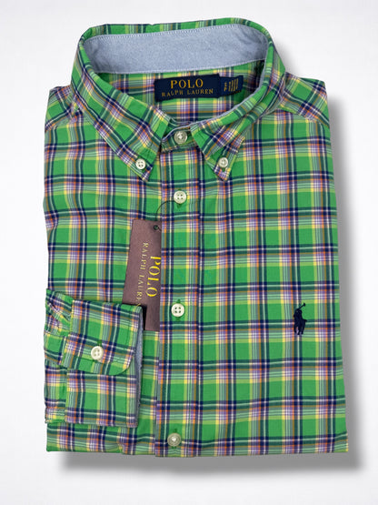 Camisa Polo Ralph Lauren Classic Fit Manga Larga Talla S