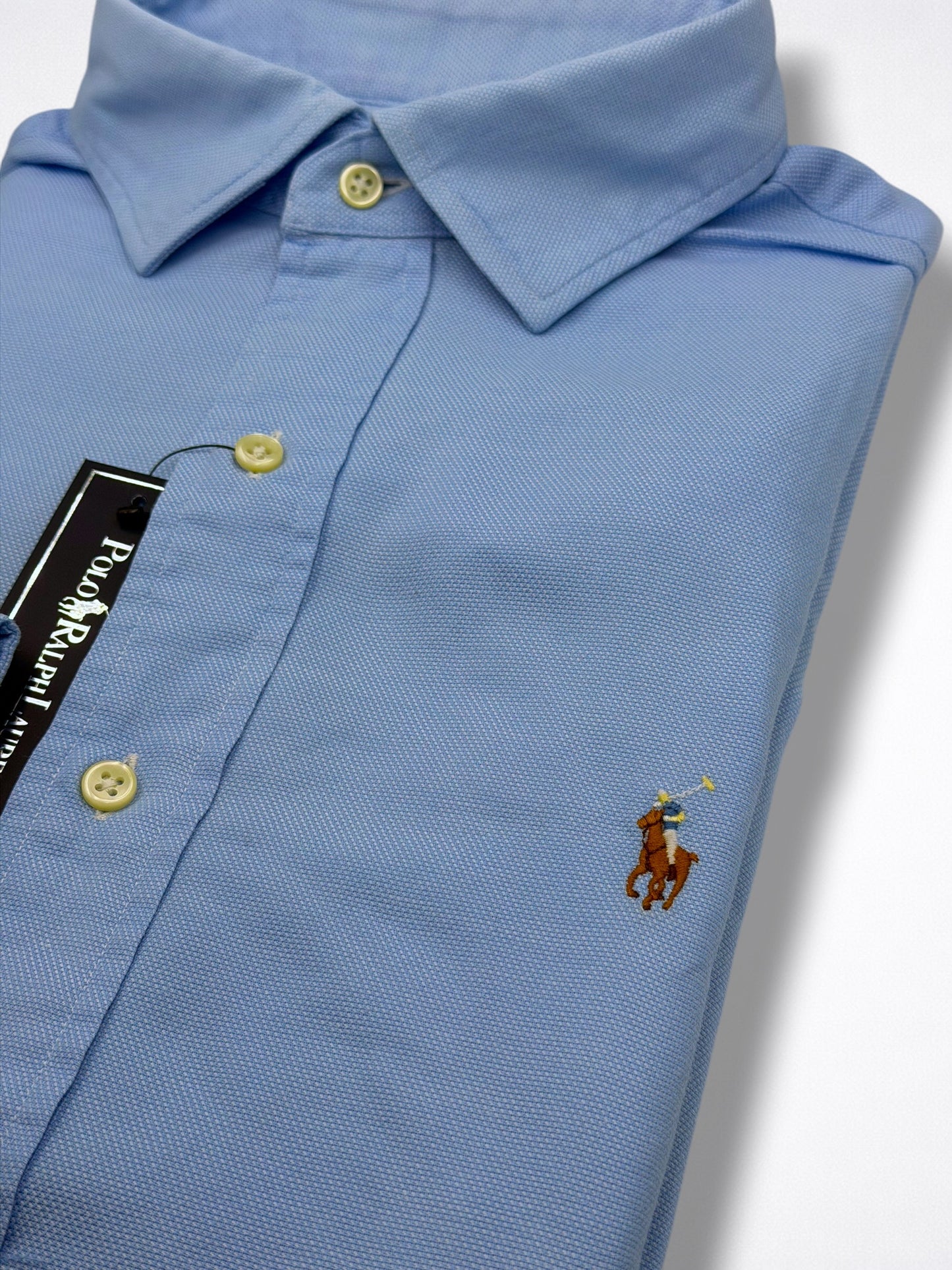 Camisa Polo Ralph Lauren Classic Fit Manga Larga Talla L