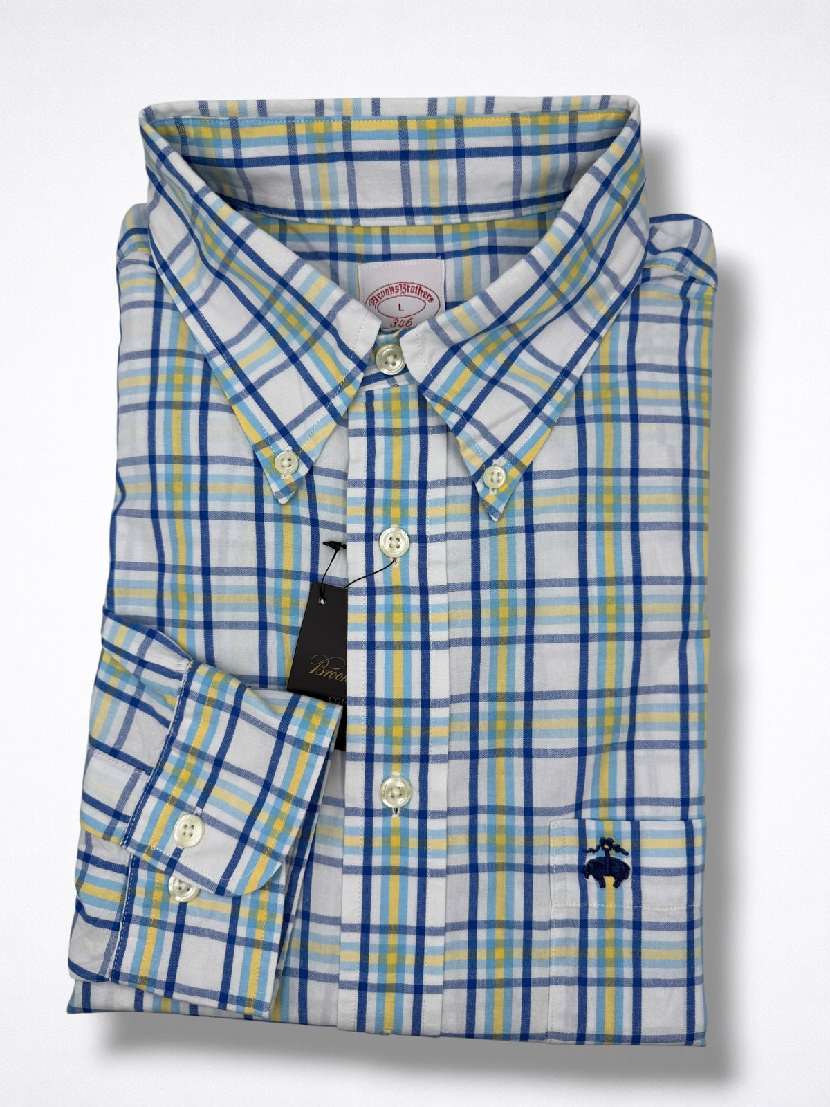 Camisa Brooks Brothers Classic Fit manga larga talla XL