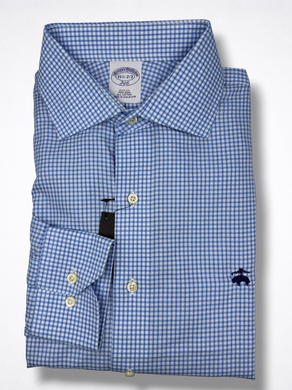 Camisa Brooks Brothers Classic Fit Manga Larga Talla M
