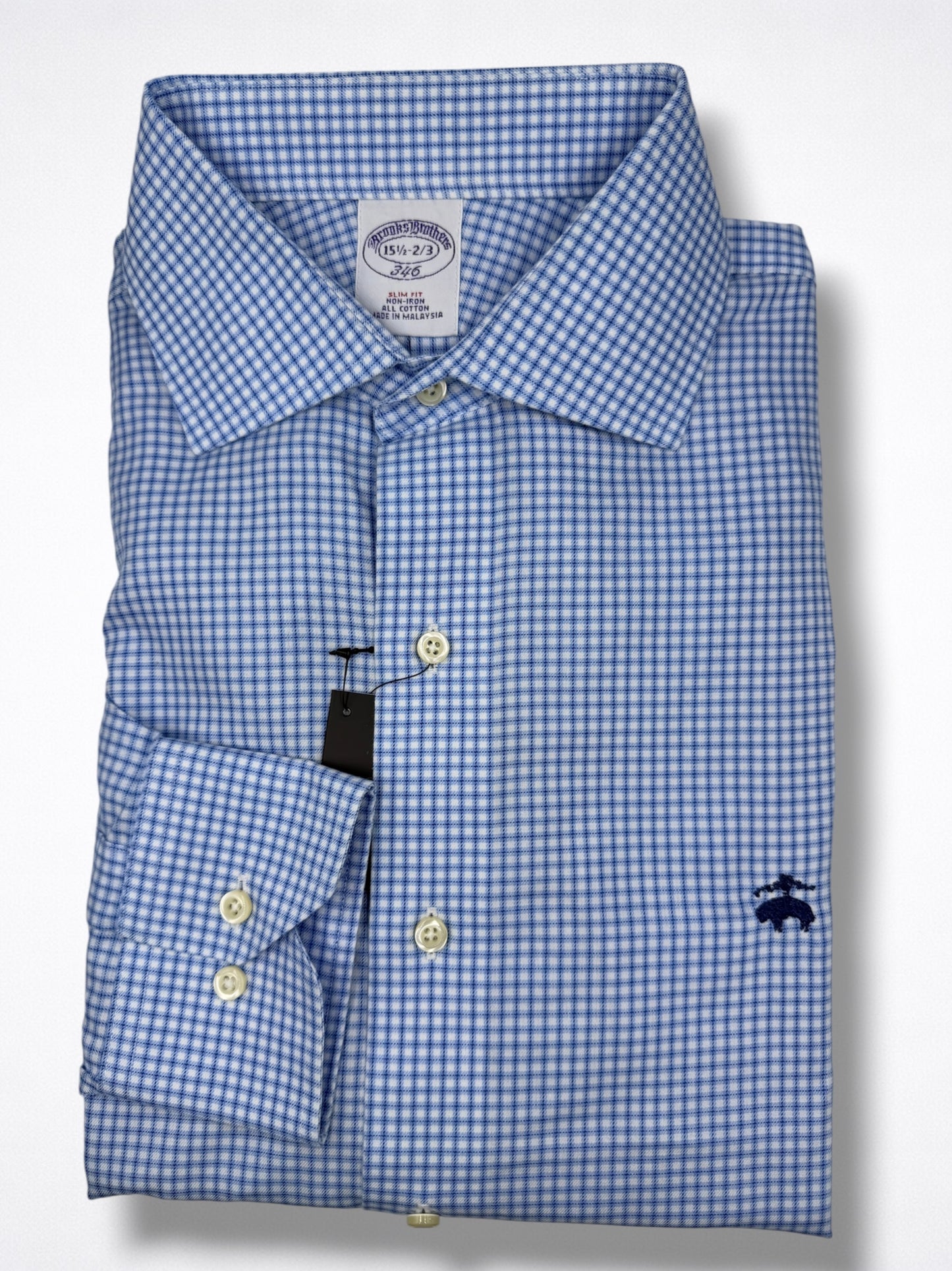Camisa Brooks Brothers Classic Fit Manga Larga Talla M