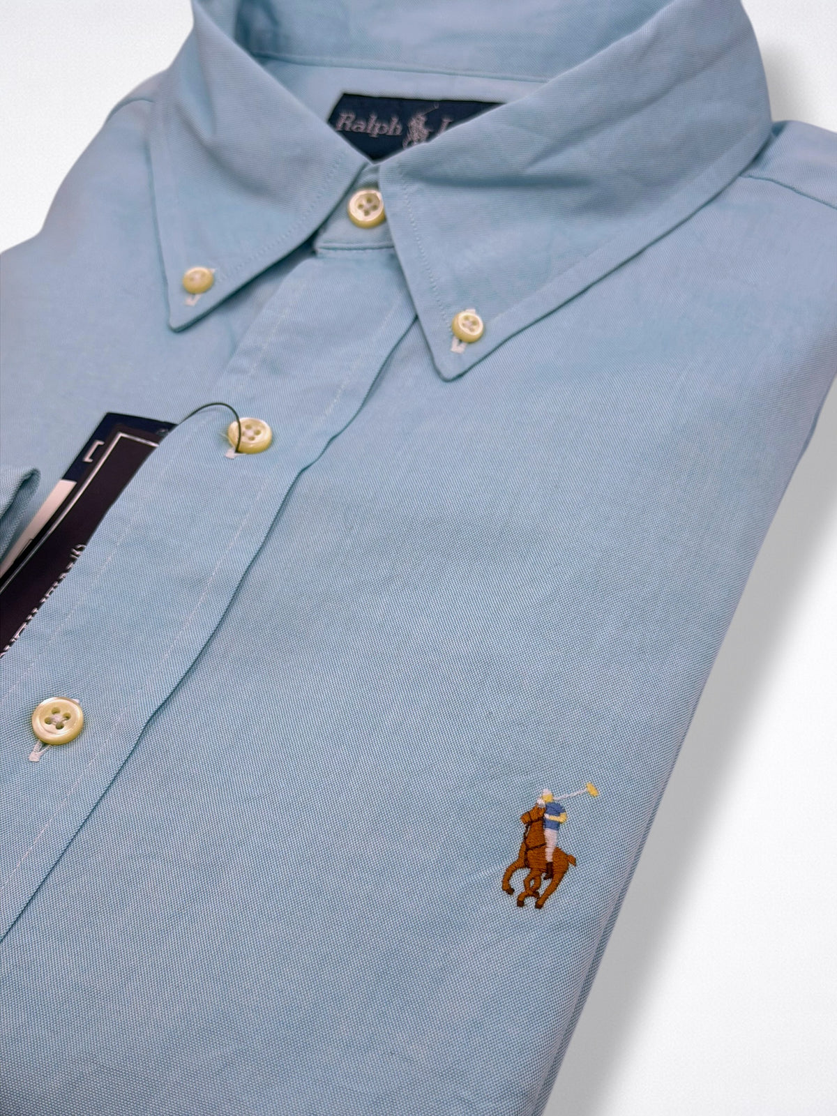 Camisa Polo Ralph Lauren Classic Fit Manga Larga Talla L