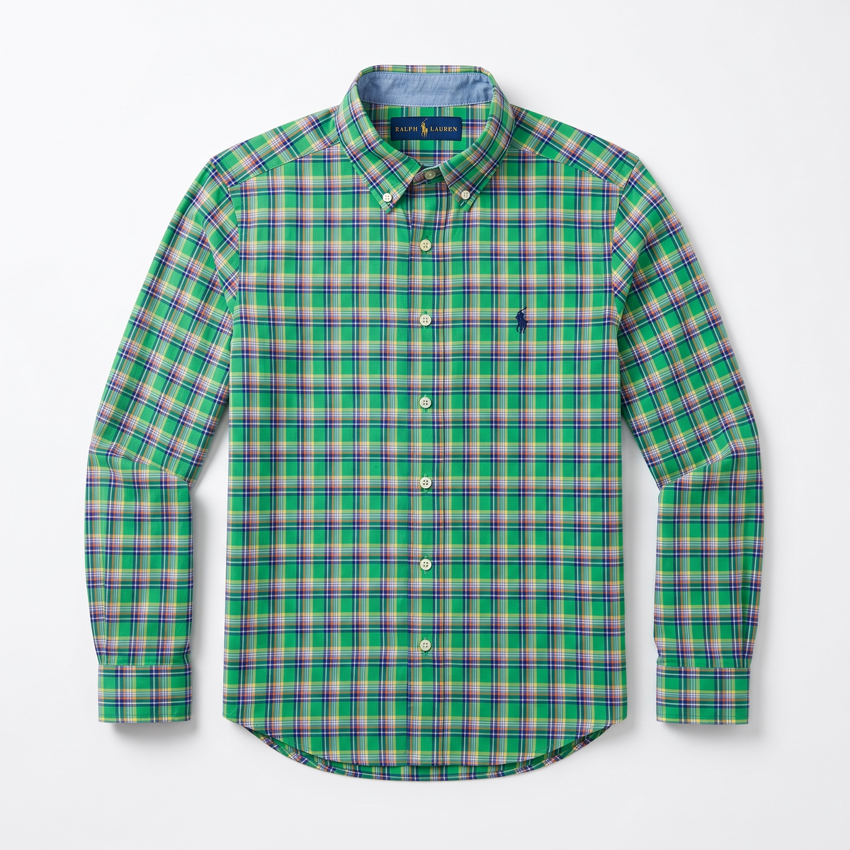 Camisa Polo Ralph Lauren Classic Fit manga larga talla 10-12 niño