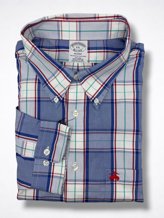 Camisa Brooks Brothers Classic Fit Manga Larga Talla XXL