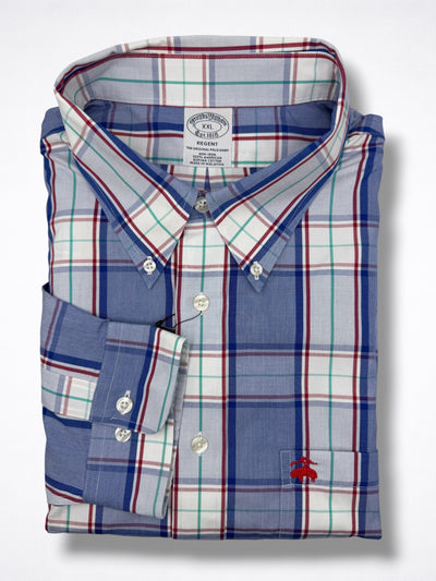 Camisa Brooks Brothers Classic Fit Manga Larga Talla XXL