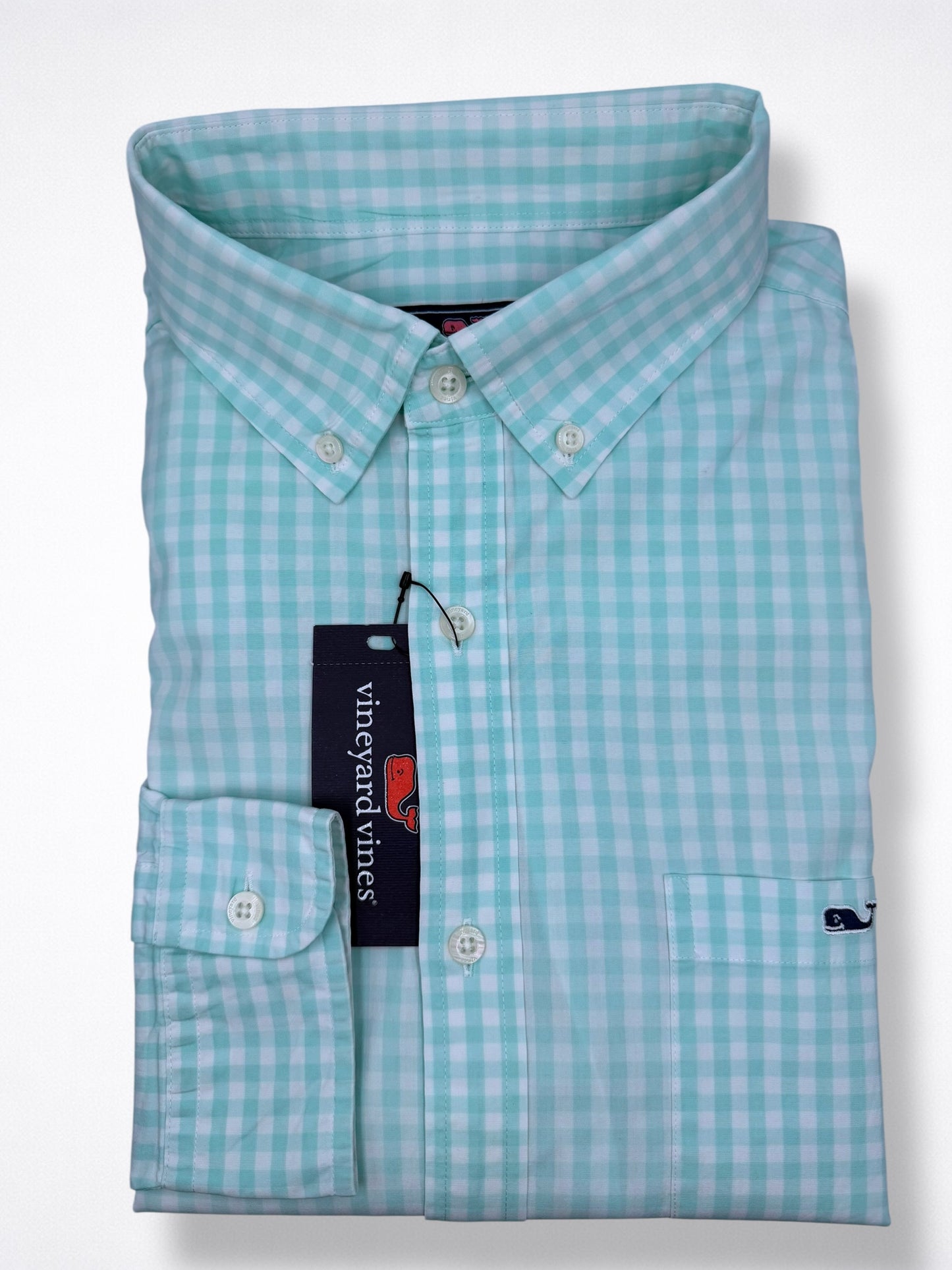 Camisa Vineyard Vines Classic Fit Manga Larga Talla L