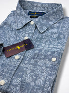 Camisa Polo Ralph Lauren Custom Fit Manga Larga Talla M