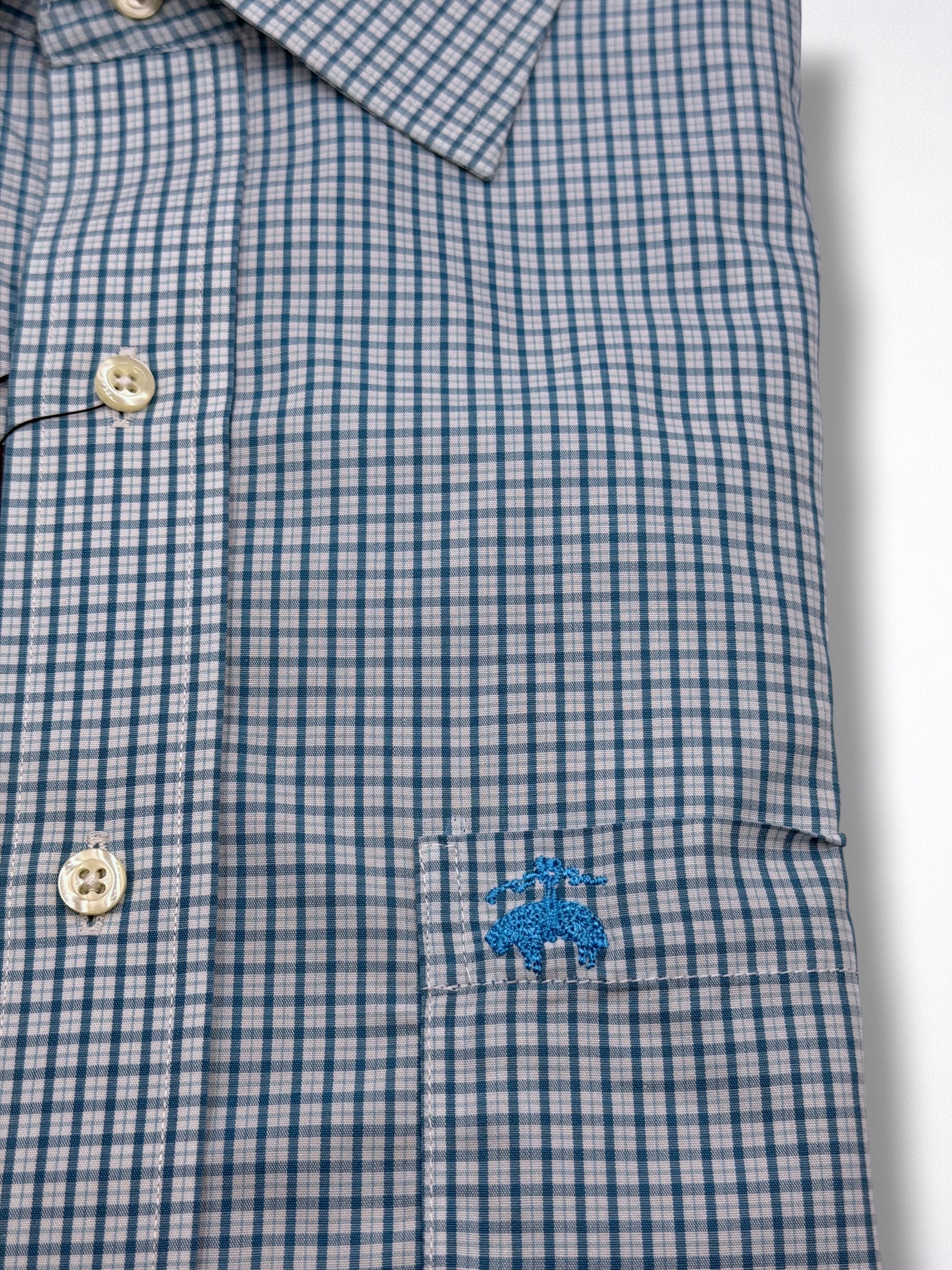 Camisa Brooks Brothers Classic Fit Manga Larga Talla L