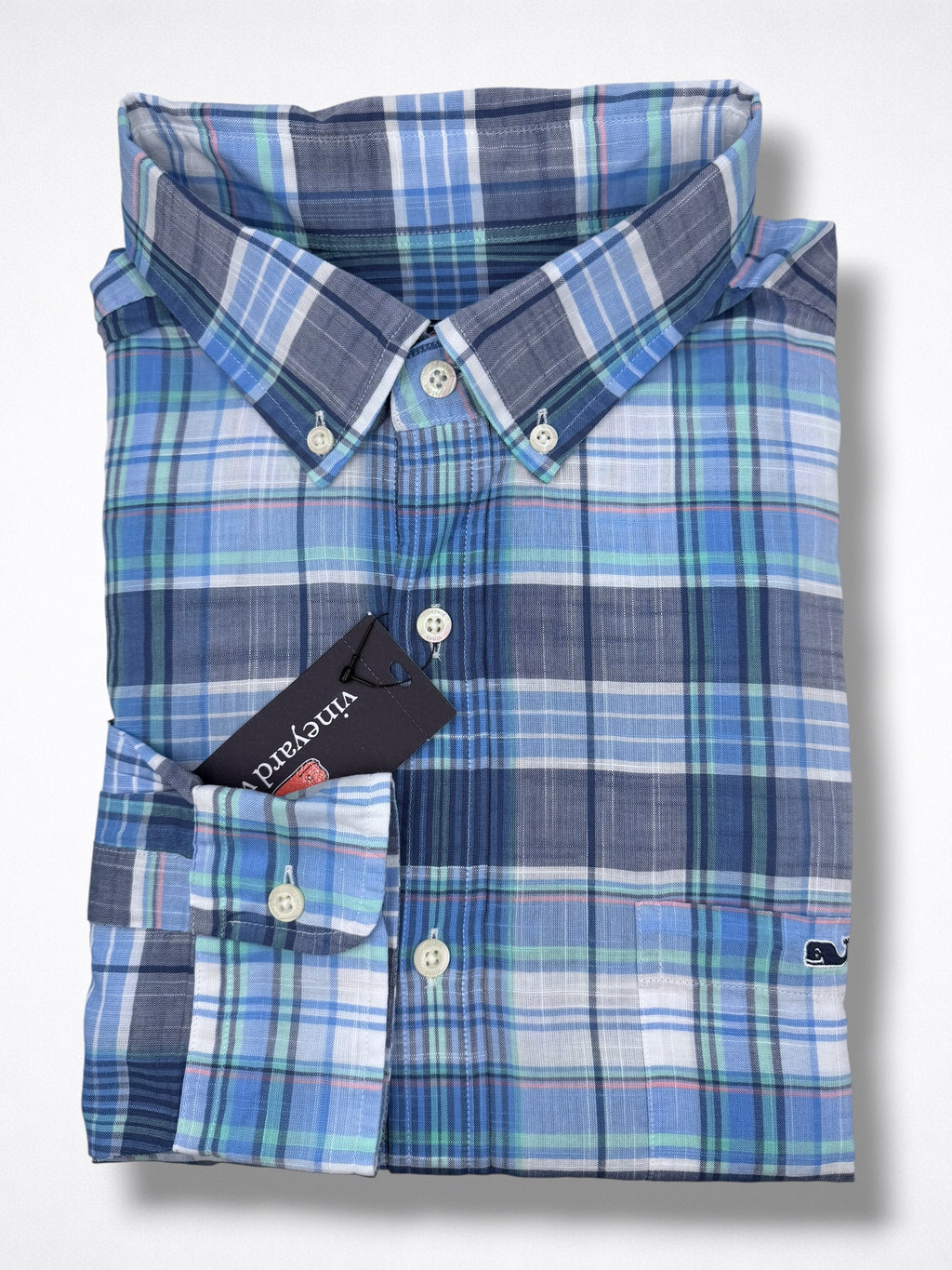 Camisa Vineyard Vines Classic Fit Manga Larga Talla XL