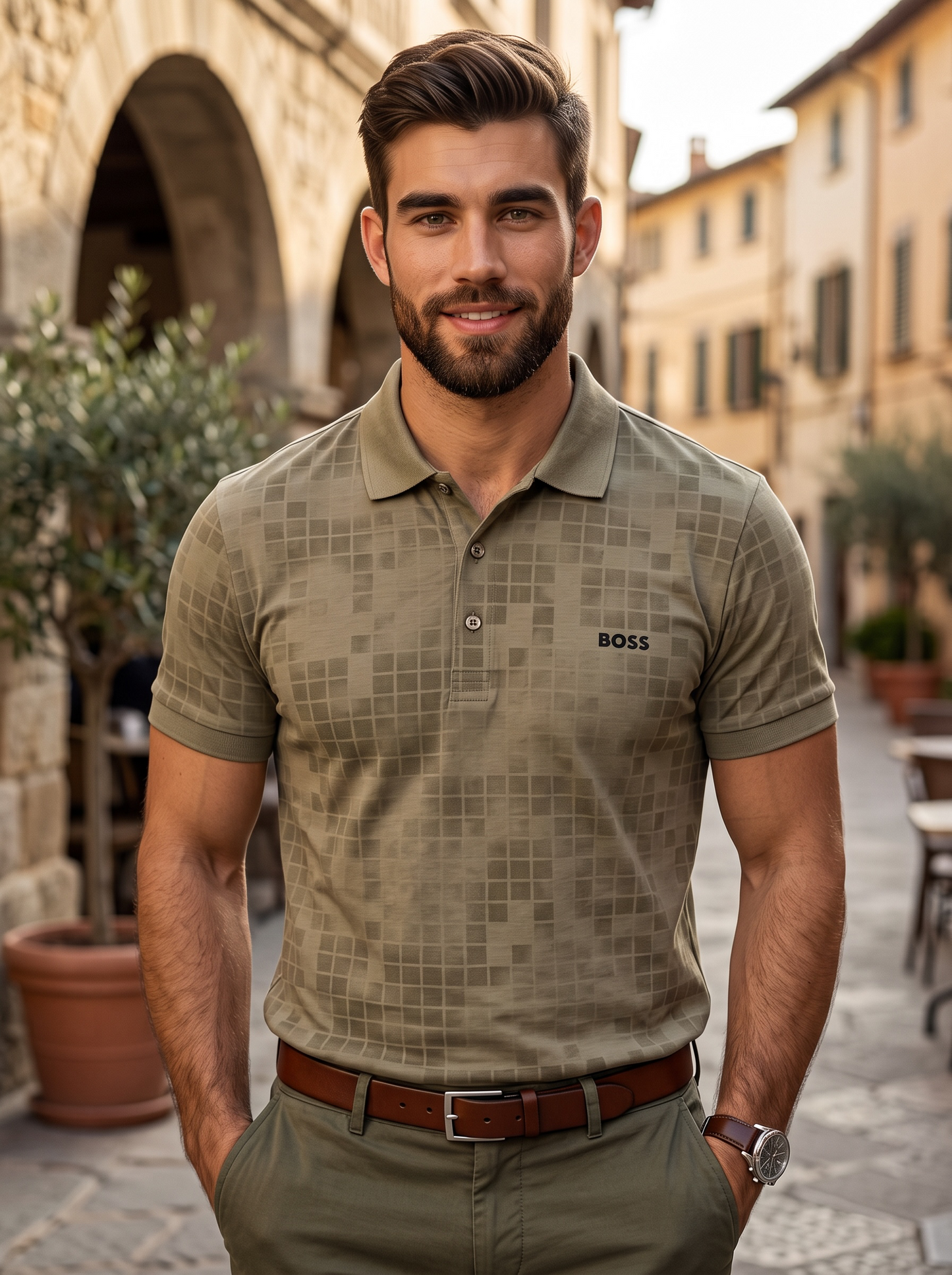 Playera Boss Classic Fit Tipo Polo Talla XL