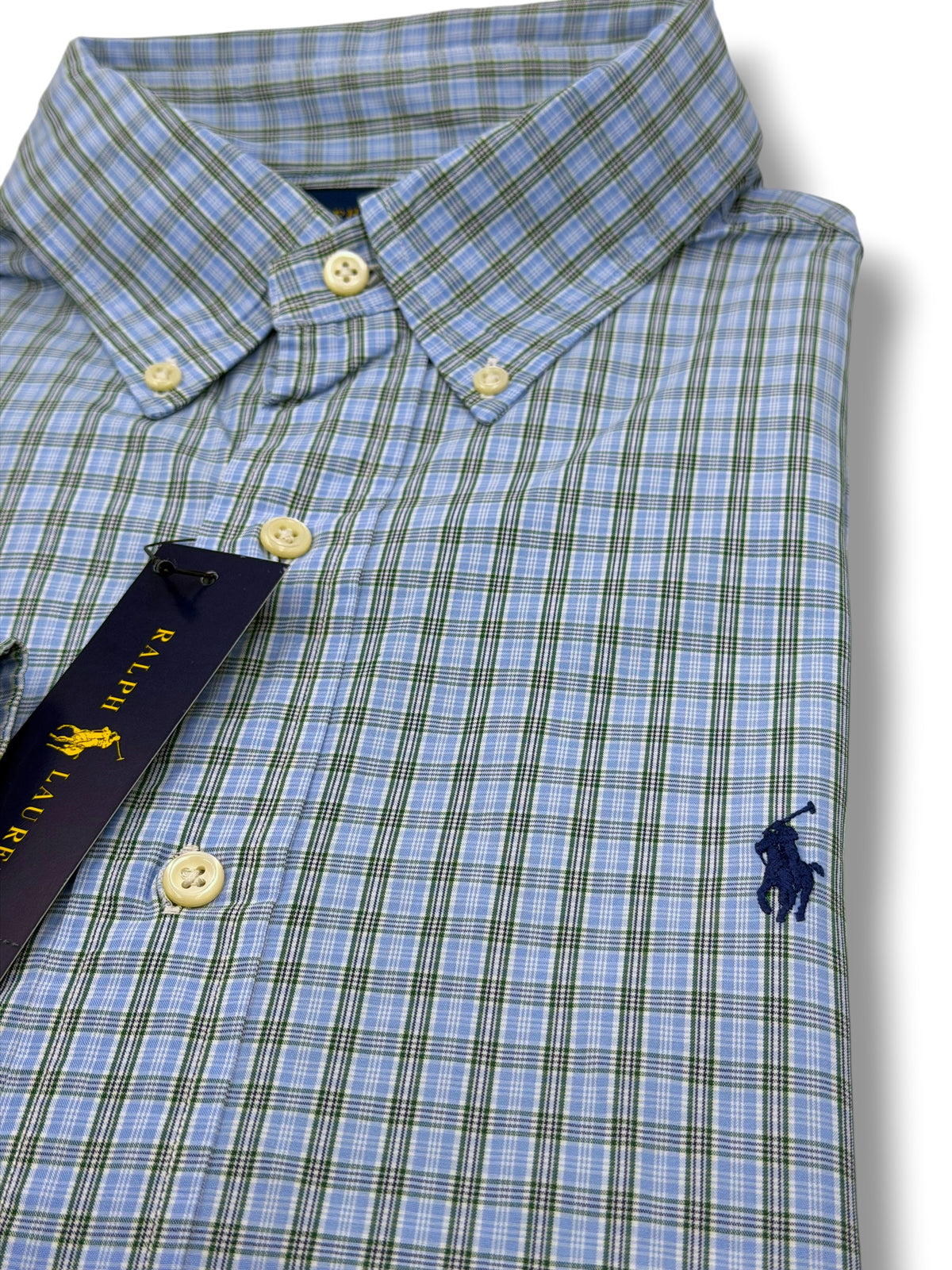 Camisa Polo Ralph Lauren Classic Fit Manga Larga Talla L