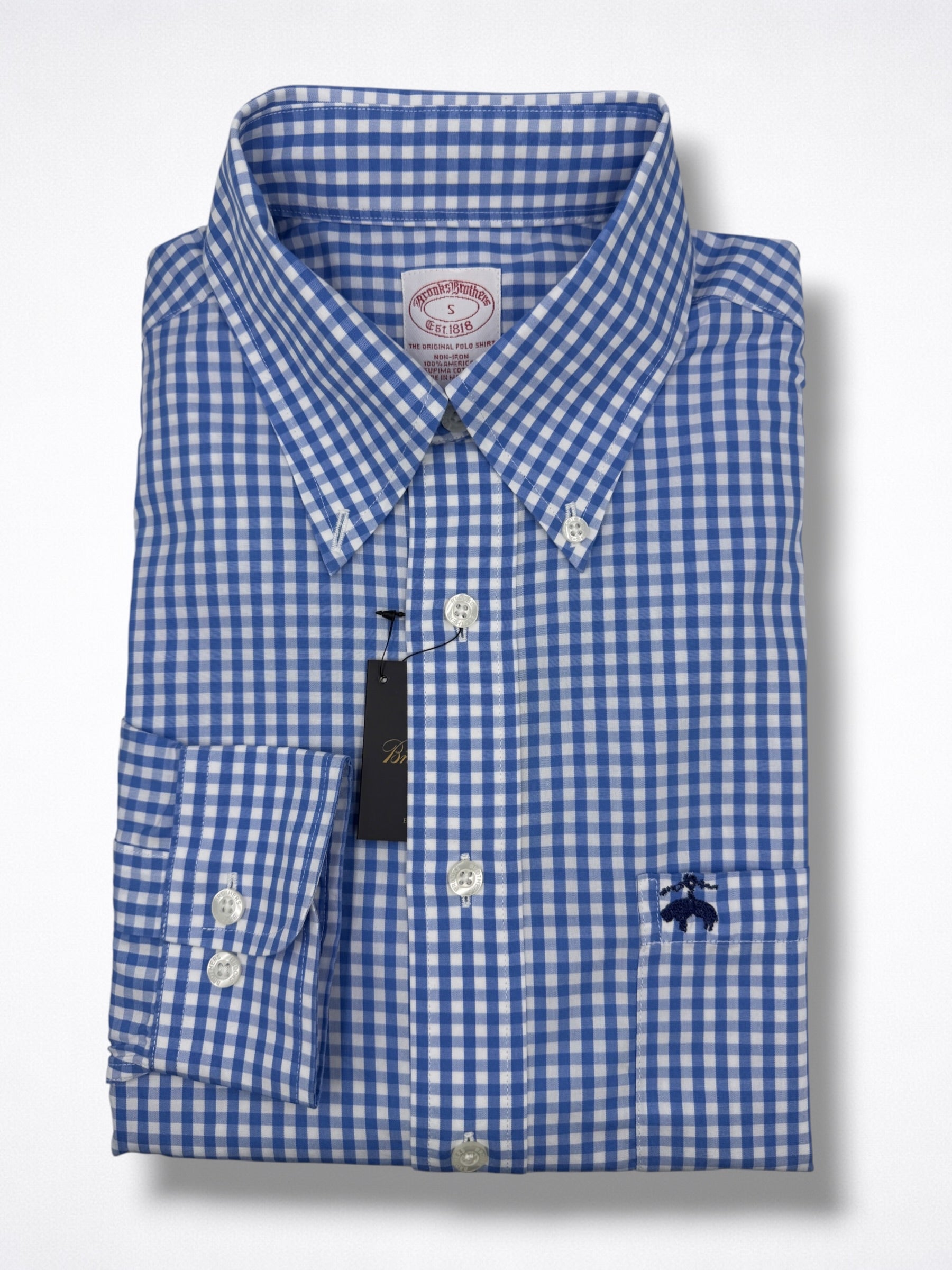 Camisa Brooks Brothers Classic Fit manga larga talla S modelo amplio sirve para Talla M