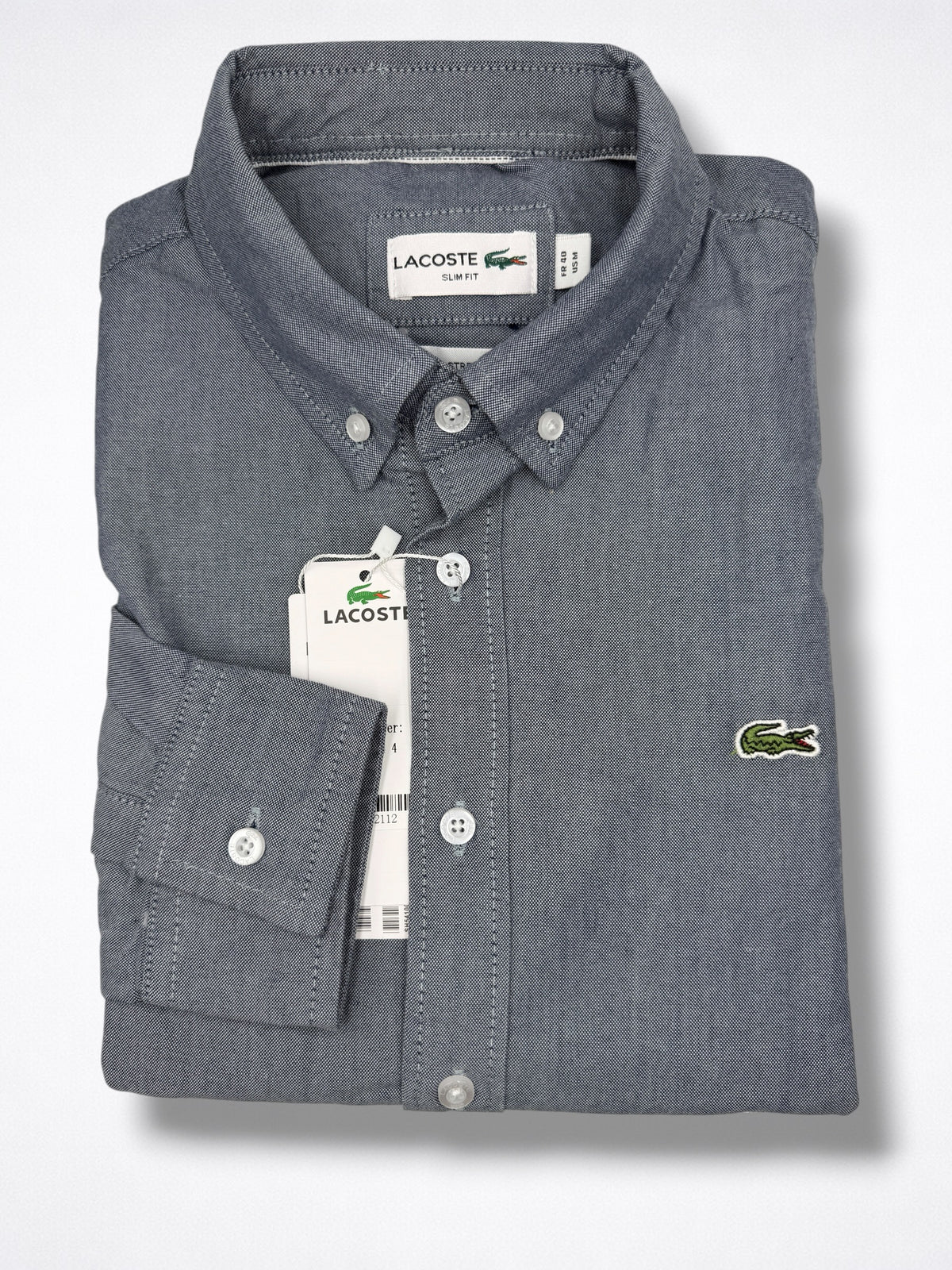 Camisa Lacoste talla M slim fit stretch, viene reducida, sirve para  talla S