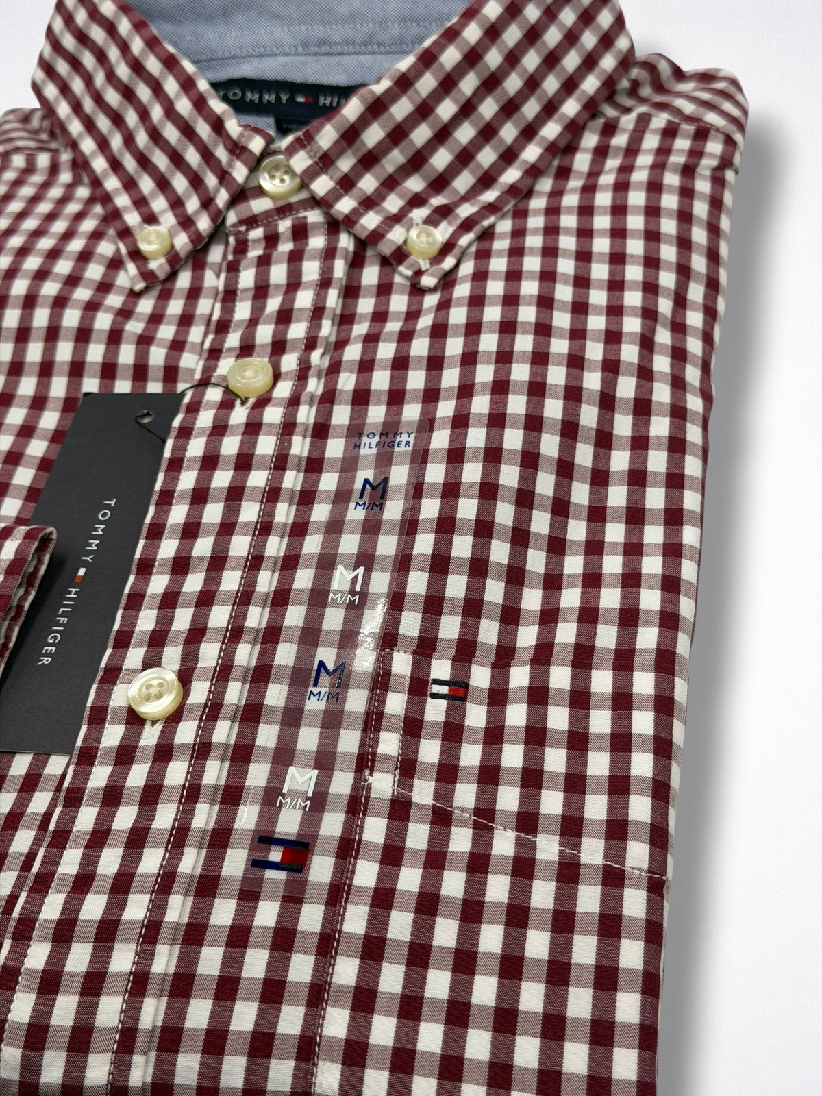 Camisa Tommy Hilfiger Classic Fit Manga Larga Talla M