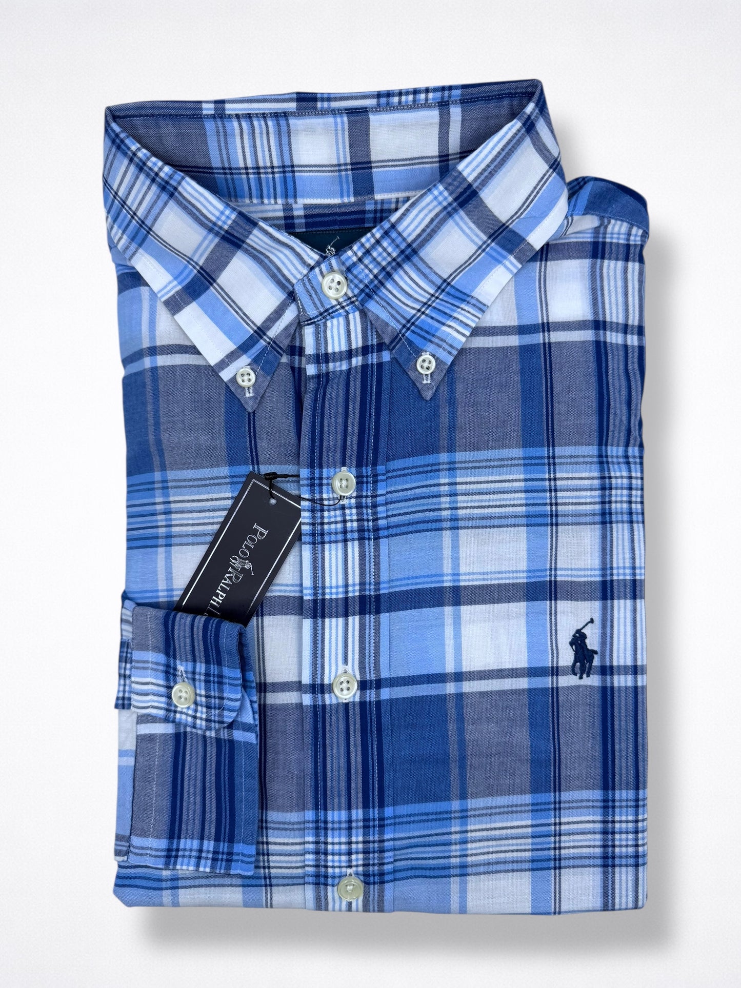 Camisa Polo Ralph Lauren Classic Fit Manga Larga Talla M