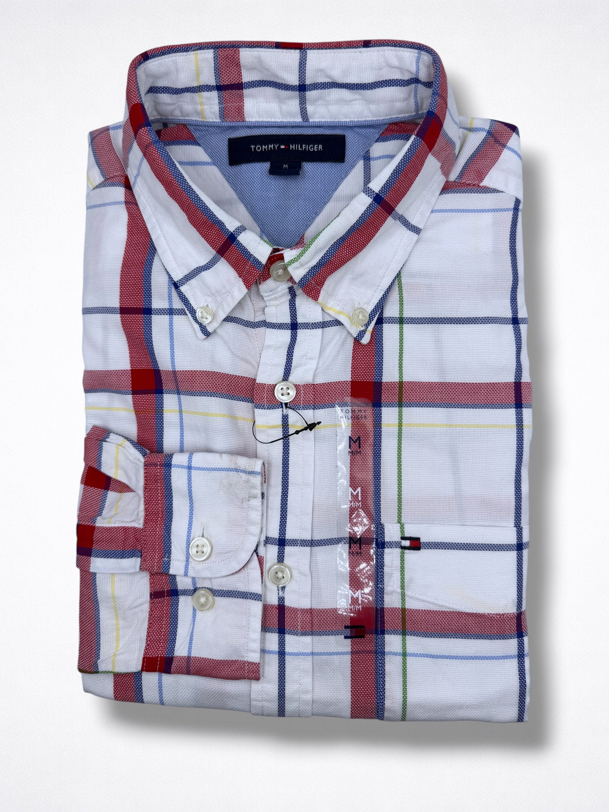Camisa Tommy Hilfiger Classic Fit manga larga talla M