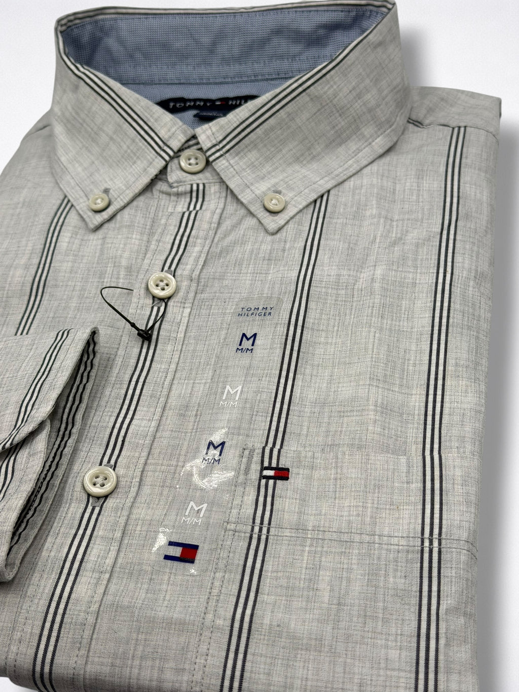 Camisa Tommy Hilfiger Classic Fit Manga Larga Talla M