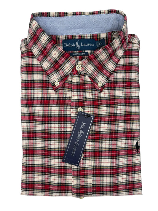 Camisa Polo Ralph Lauren Custom Fit Manga Larga Talla XL