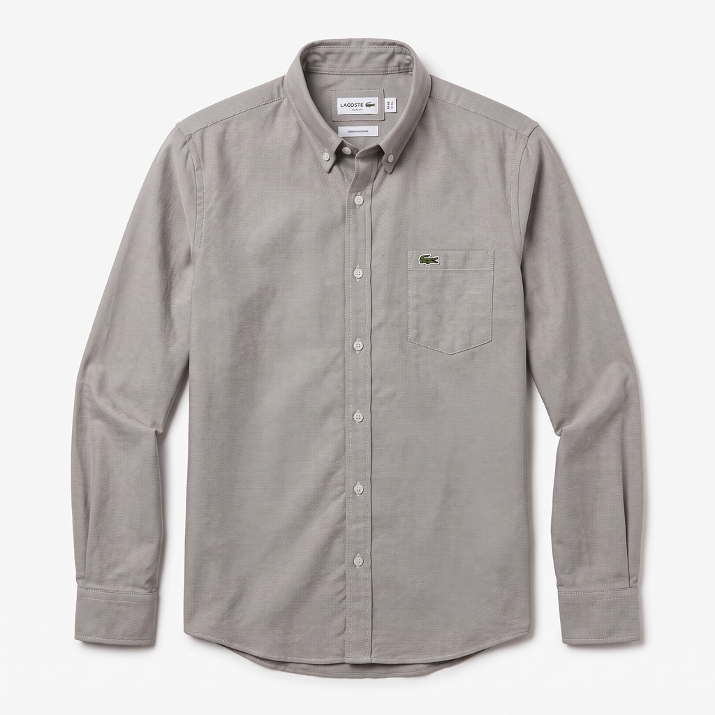 Camisa Lacoste talla XXL slim fit stretch, viene reducida, sirve para Slim Fit  talla L