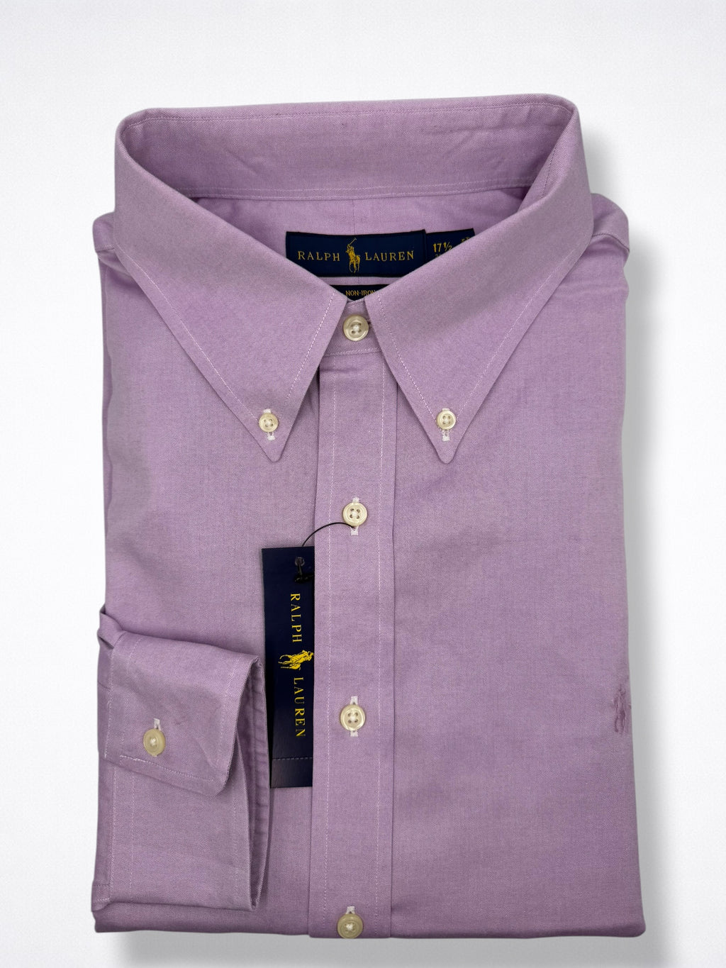 Camisa Polo Ralph Lauren Classic Fit 17 1/2 Manga Larga 34/35 Talla XL