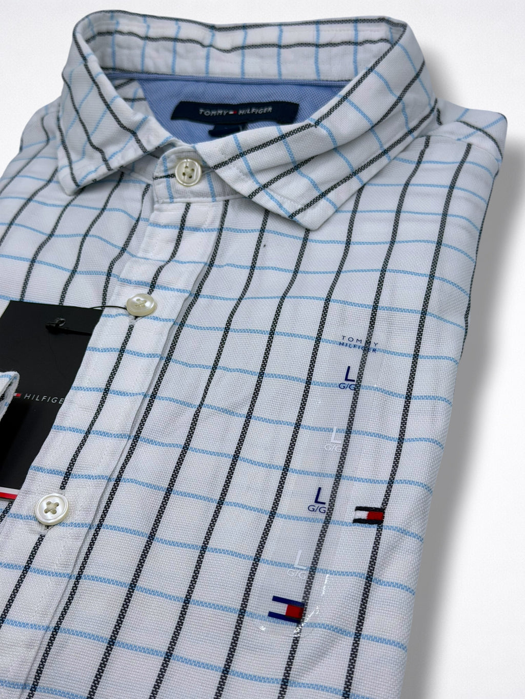 Camisa Tommy Hilfiger Classic Fit Manga Larga Talla L