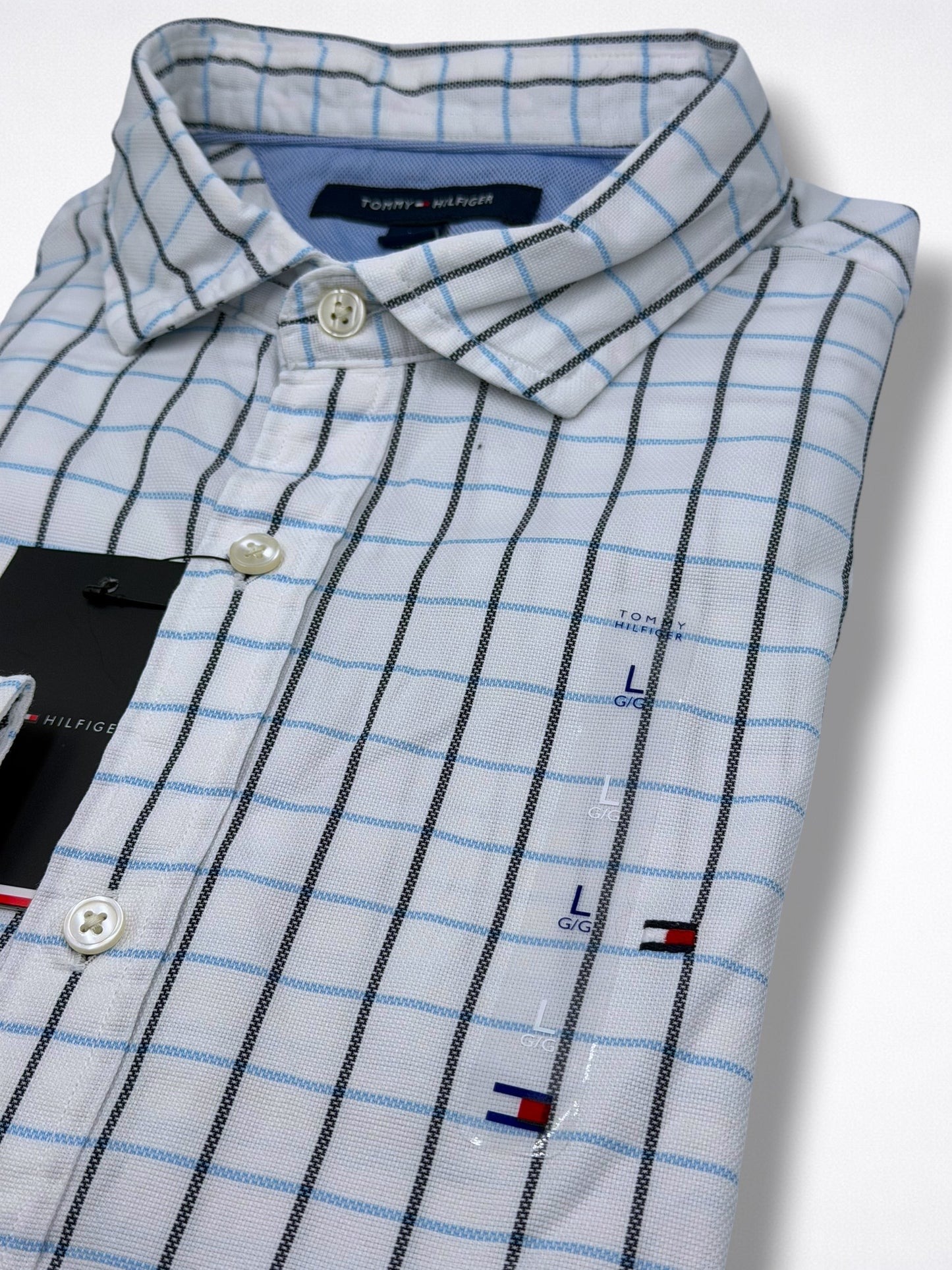 Camisa Tommy Hilfiger Classic Fit Manga Larga Talla L