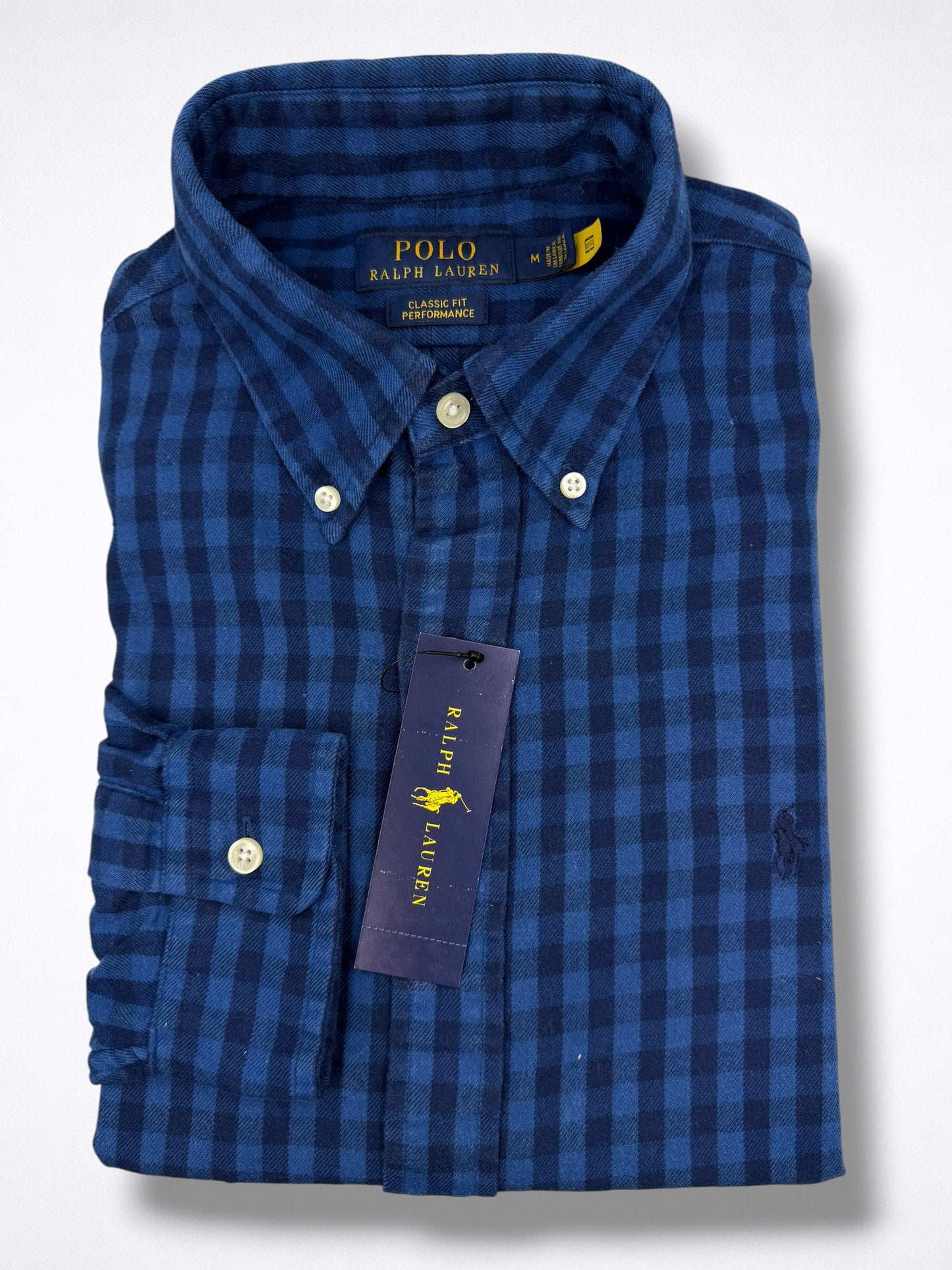 Camisa Polo Ralph Lauren Classic Fit Manga Larga Talla M