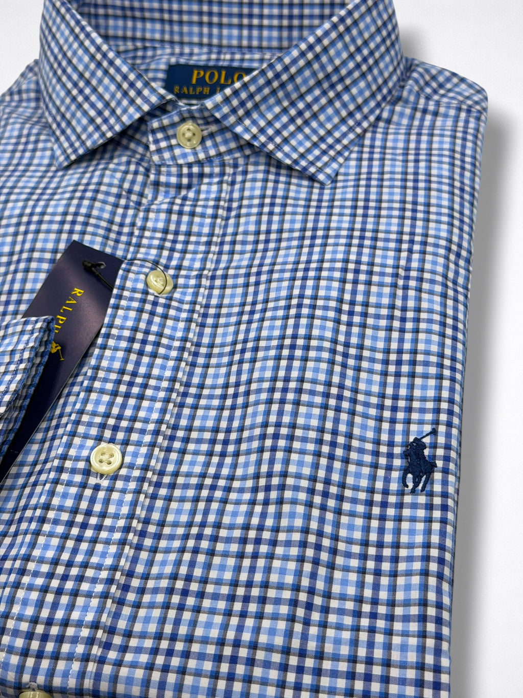 Camisa Polo Ralph Lauren Classic Fit Manga Larga Talla L