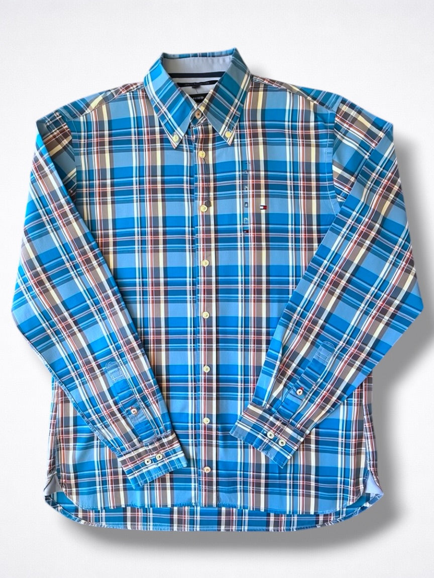 Camisa Tommy Hilfiger Custom Fit Manga Larga Talla M
