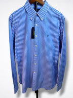Camisa Polo Ralph Lauren Slim Fit Manga Larga Talla L