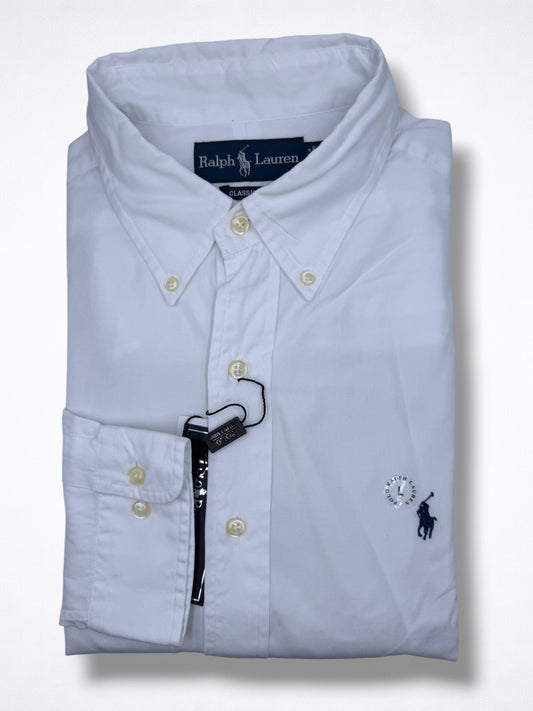 Camisa Polo Ralph Lauren Classic Fit Manga Larga Talla L