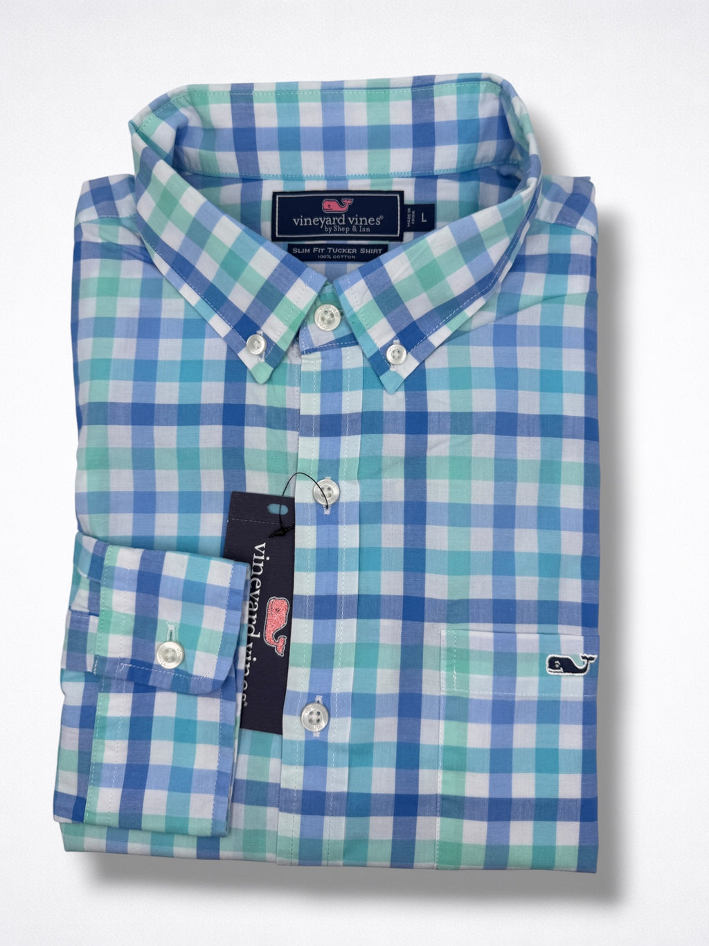 Camisa Vineyard Classic Fit manga larga talla L