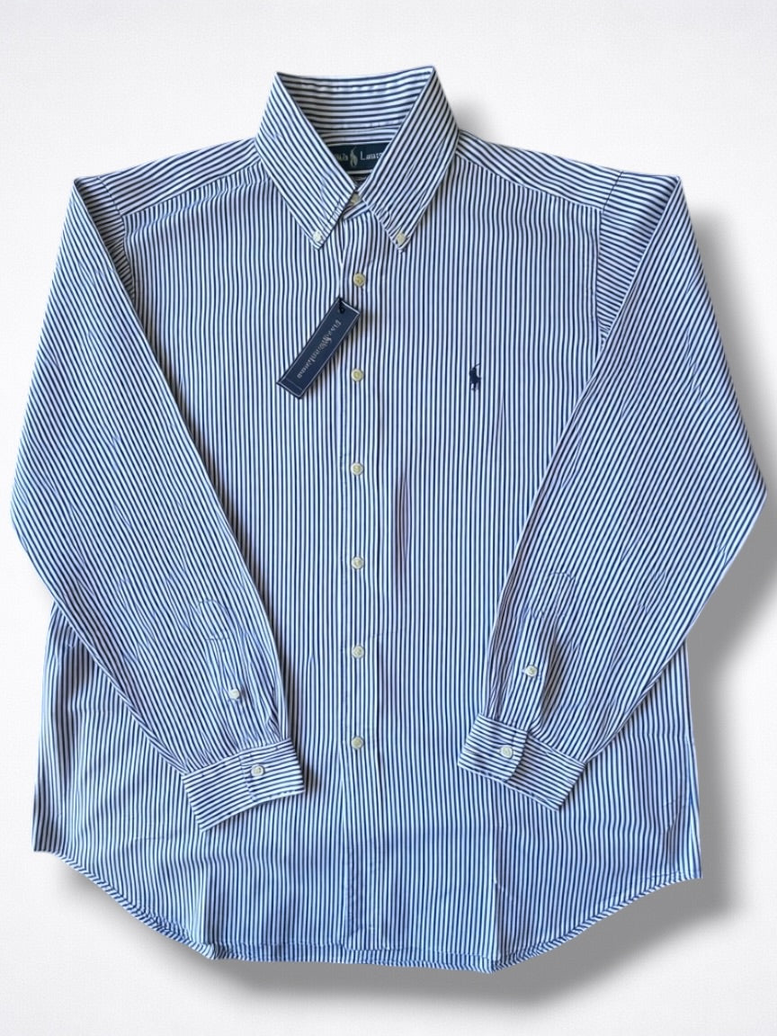 Camisa Polo Ralph Lauren Classic Fit Manga Larga Talla XL