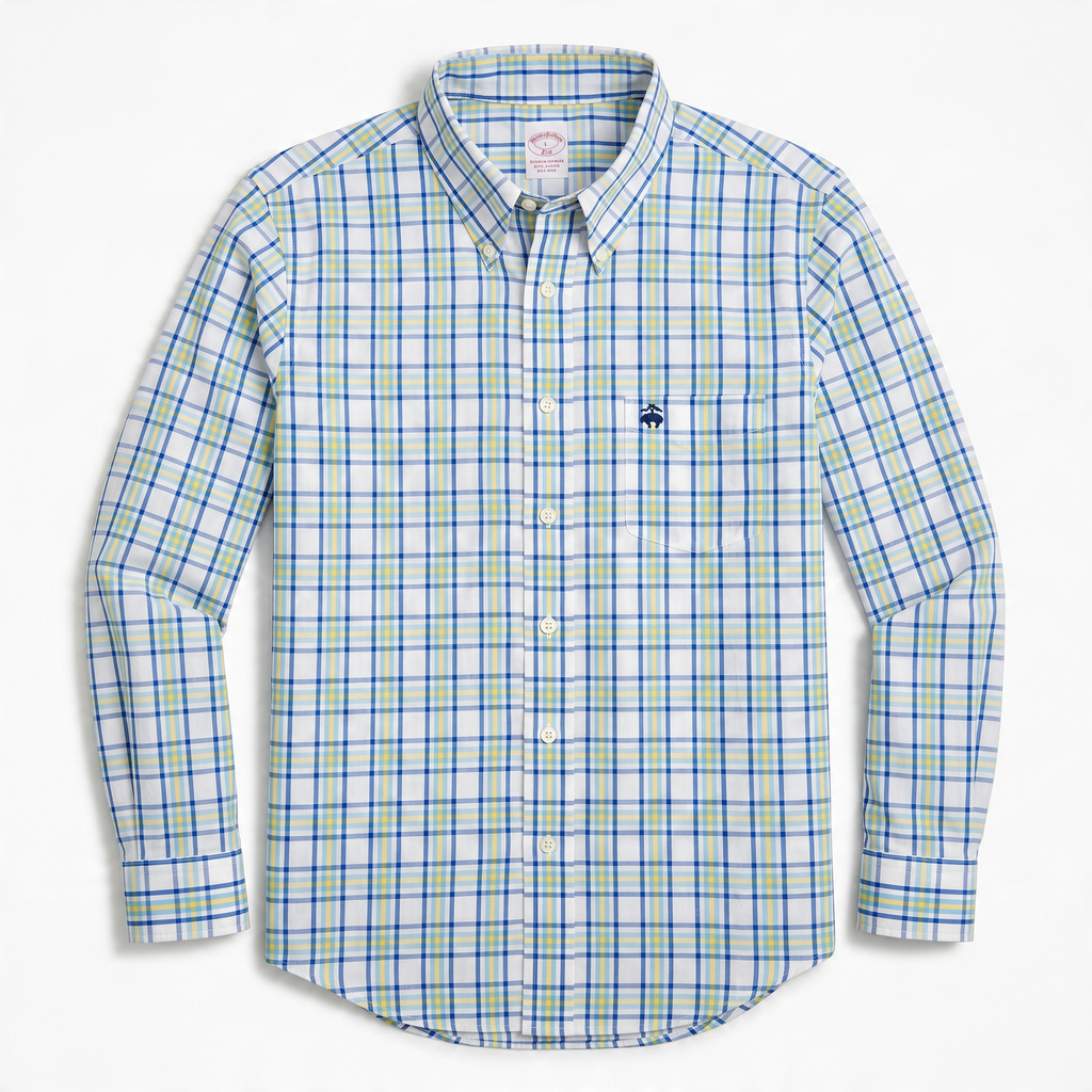 Camisa Brooks Brothers Classic Fit manga larga talla XL