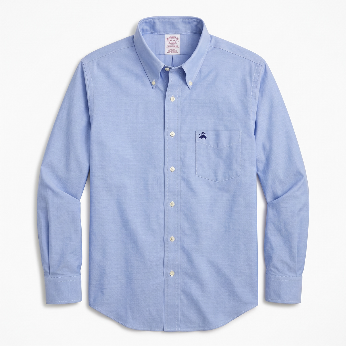 Camisa Brooks Brothers Classic Fit manga larga talla XL