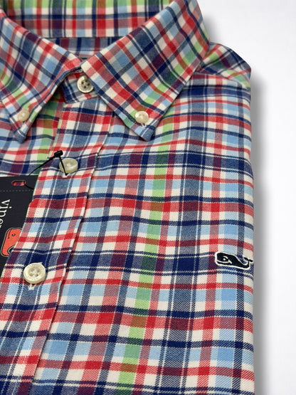Camisa Vineyard Vines Classic Fit Manga Larga Talla S