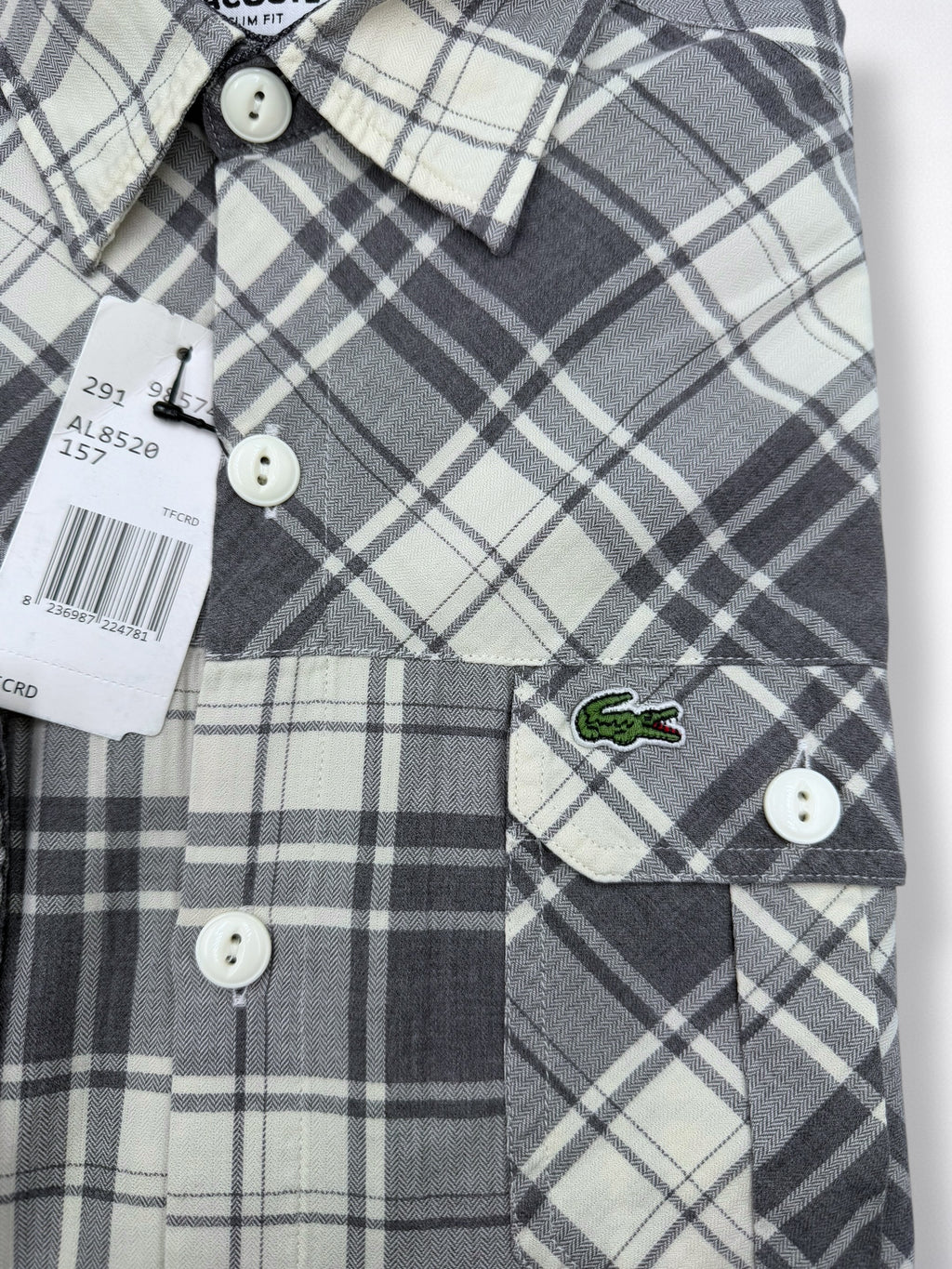 Camisa Lacoste Classic Fit Manga Larga Talla S