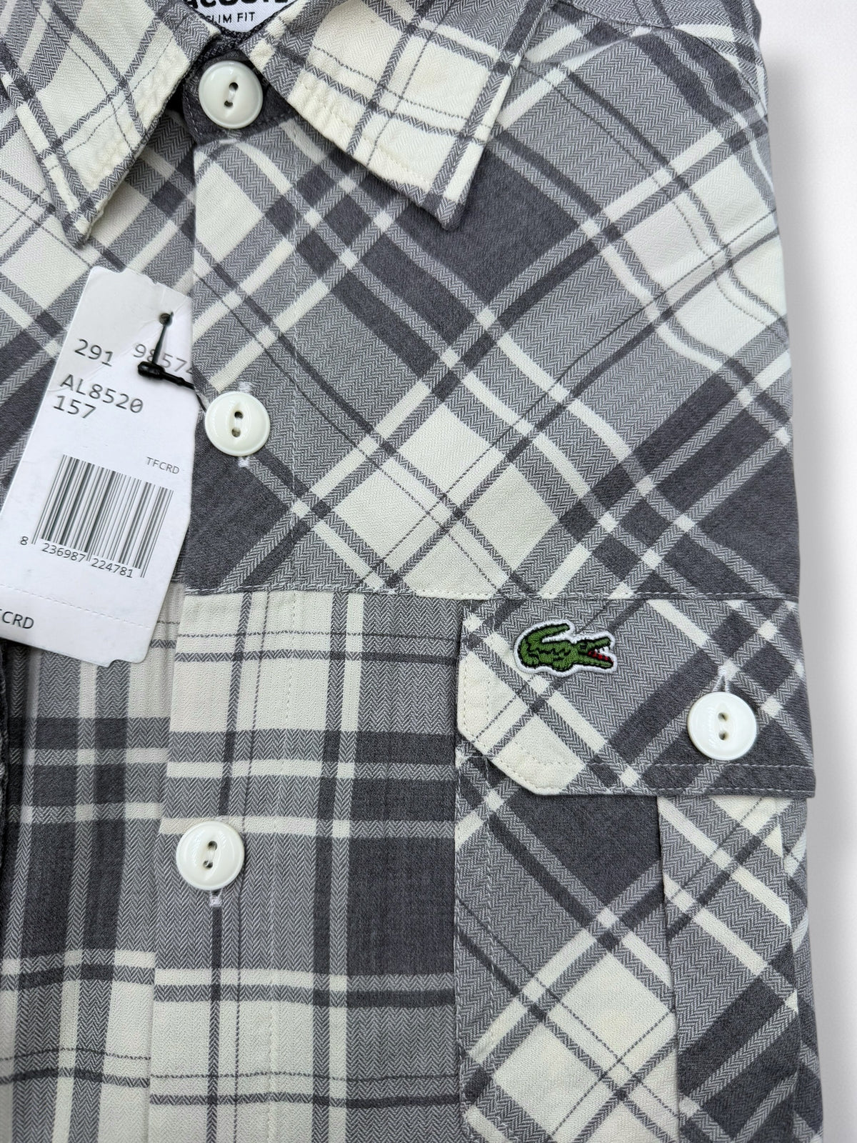 Camisa Lacoste Classic Fit Manga Larga Talla S
