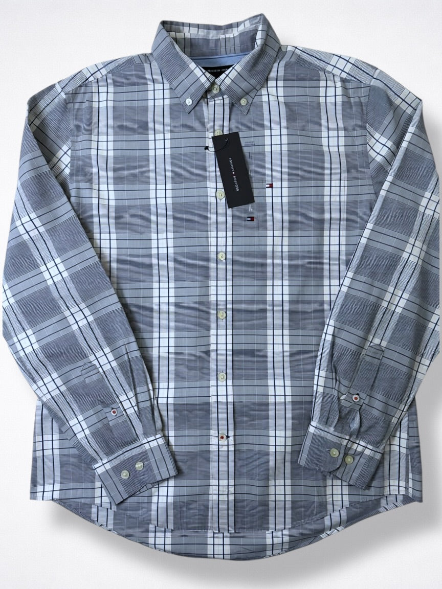Camisa Tommy Hilfiger Classic Fit Manga Larga Talla M