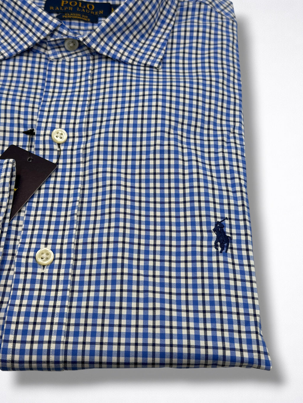 Camisa Polo Ralph Lauren Classic Fit manga larga talla L