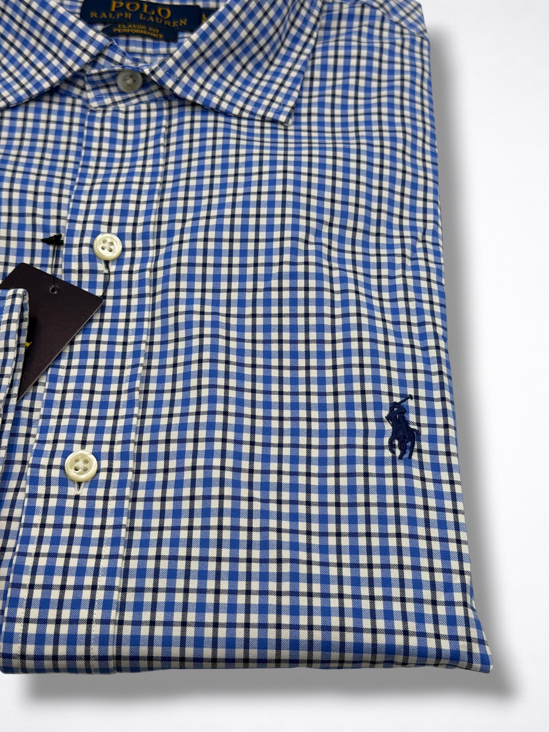 Camisa Polo Ralph Lauren Classic Fit manga larga talla L