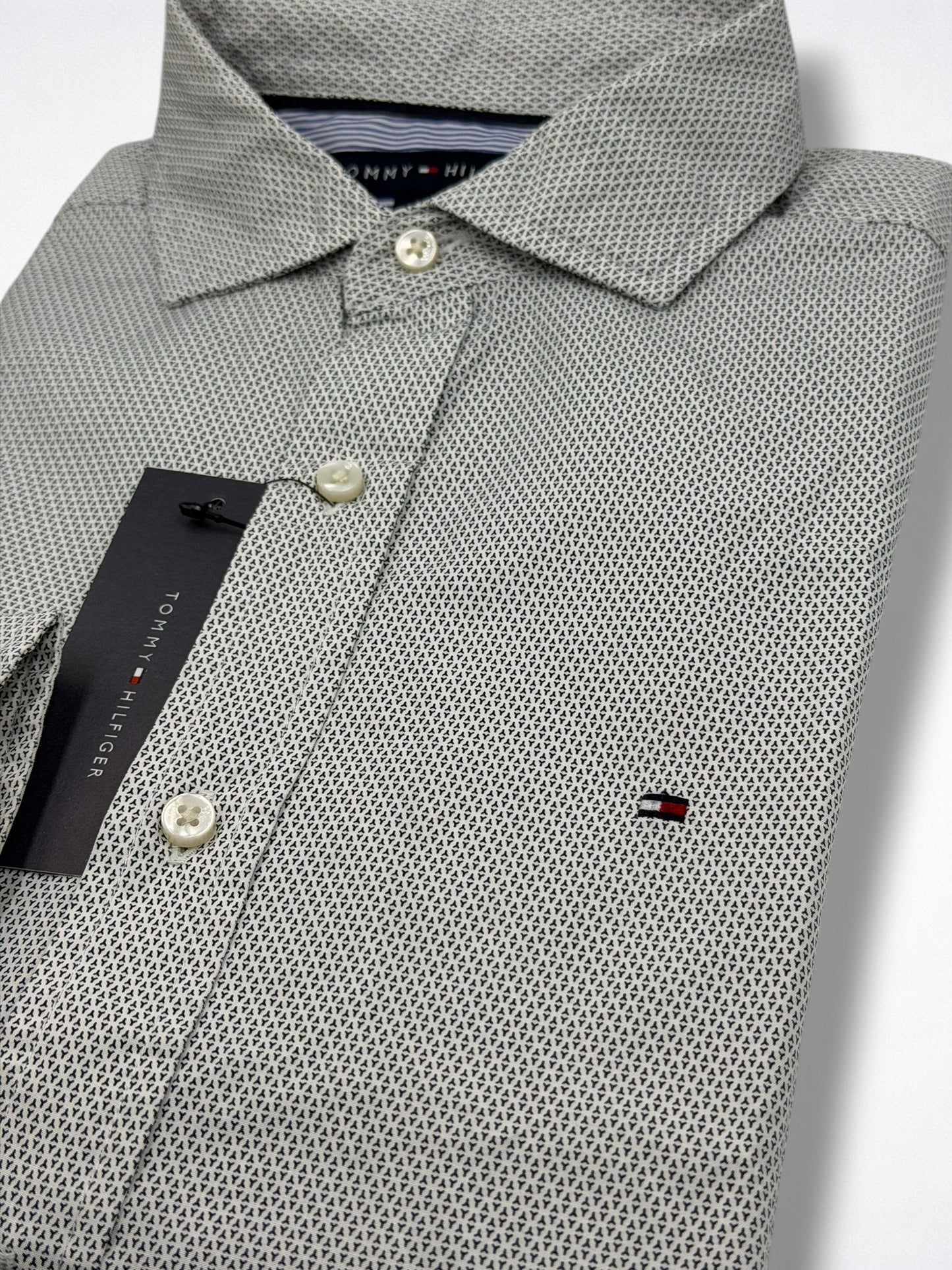 Camisa Tommy Hilfiger Classic Fit Manga Larga Talla XS