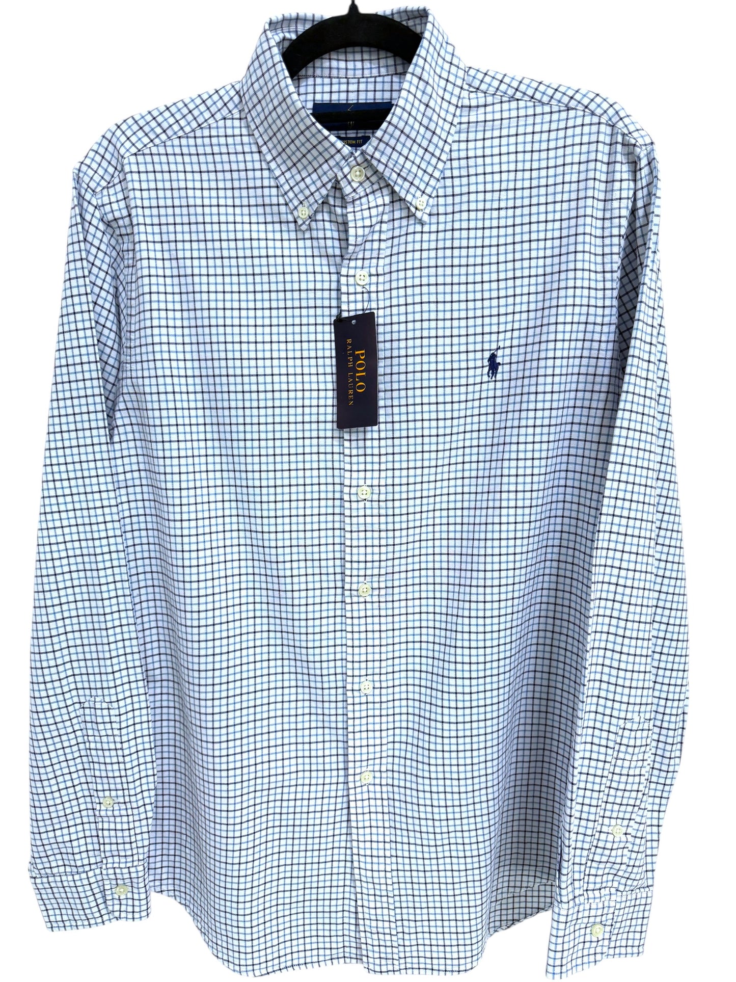 Camisa Polo Ralph Lauren Custom Fit Manga Larga Talla M