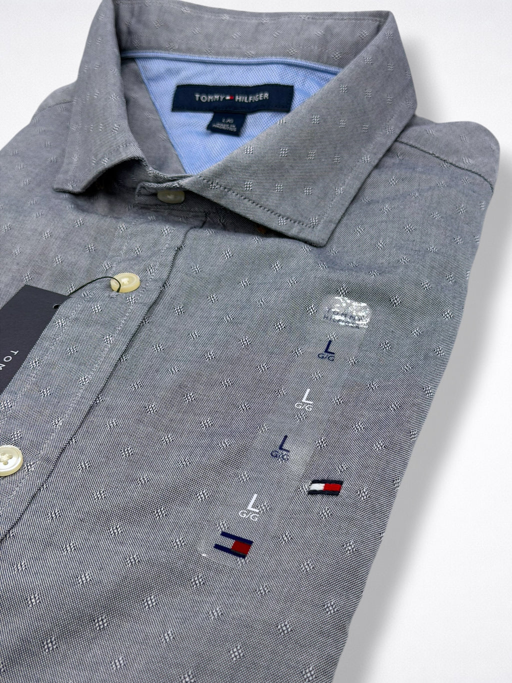 Camisa Tommy Hilfiger Classic Fit Manga Larga Talla L