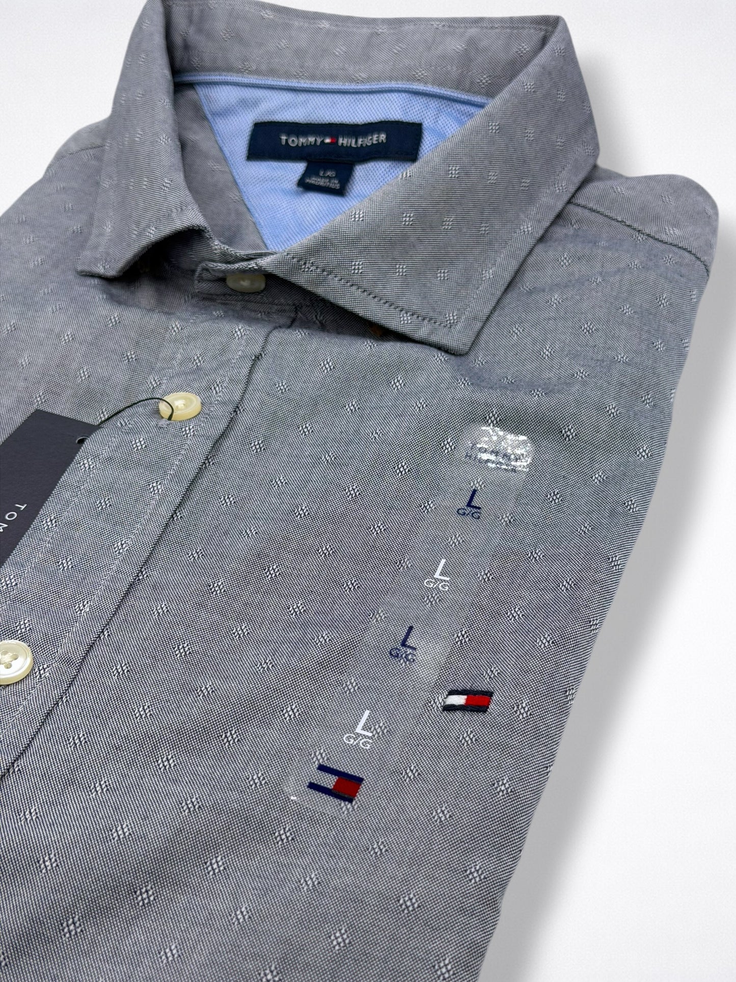 Camisa Tommy Hilfiger Classic Fit Manga Larga Talla L