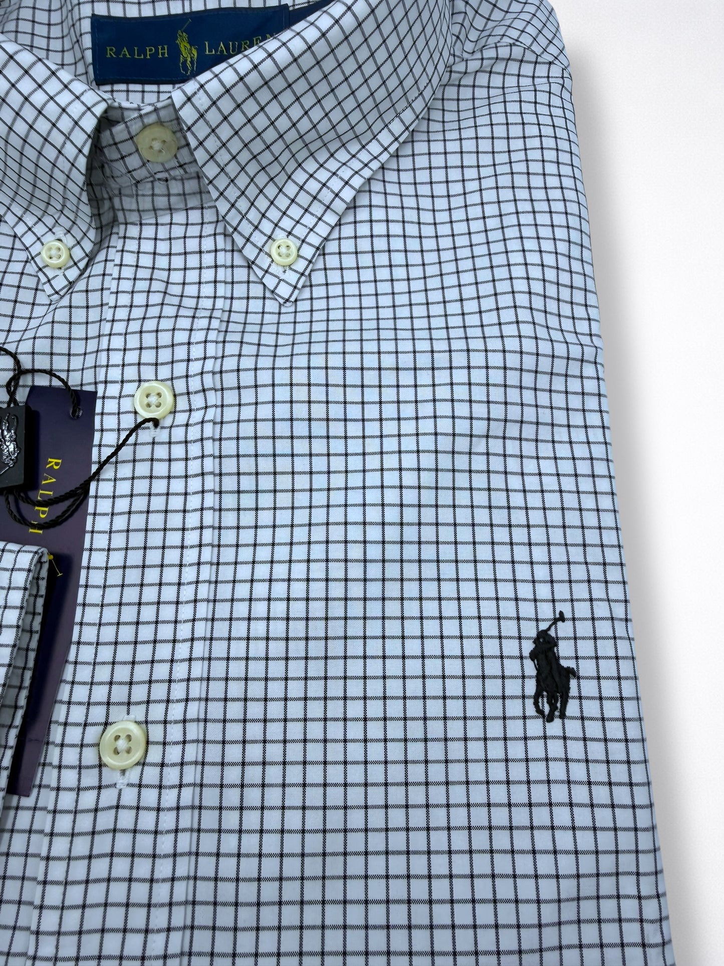 Camisa Polo Ralph Lauren Classic Fit Manga Larga Talla M