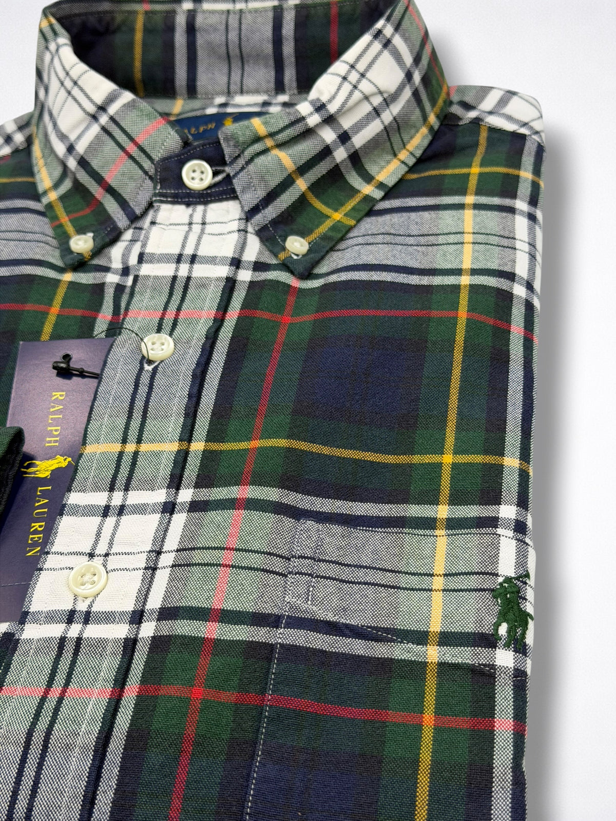 Camisa Polo Ralph Lauren Classic Fit Manga Larga Talla M