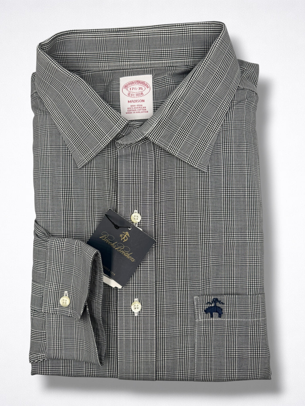 Camisa Brooks Brothers Classic Fit Manga Larga Talla XL