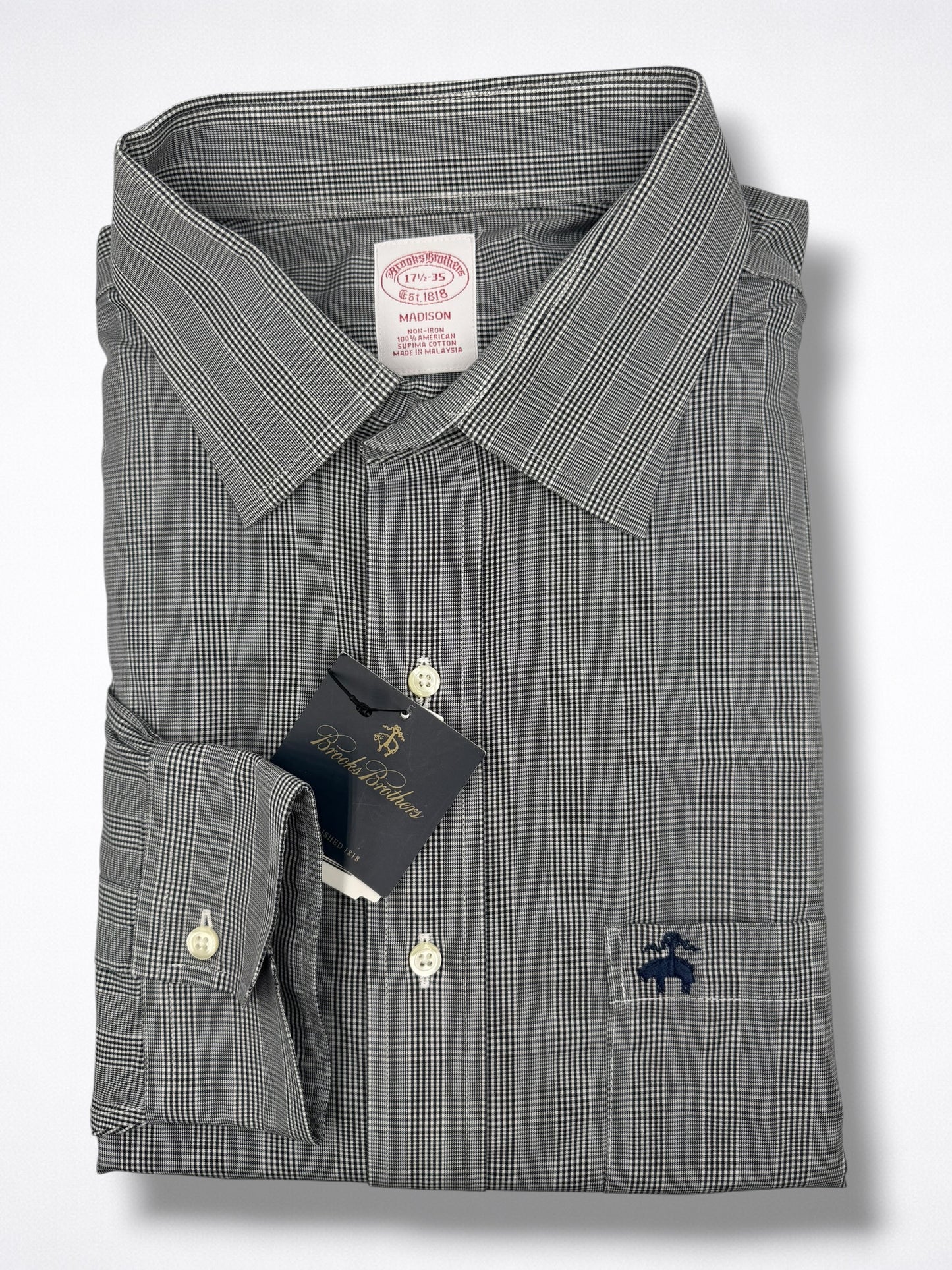 Camisa Brooks Brothers Classic Fit Manga Larga Talla XL