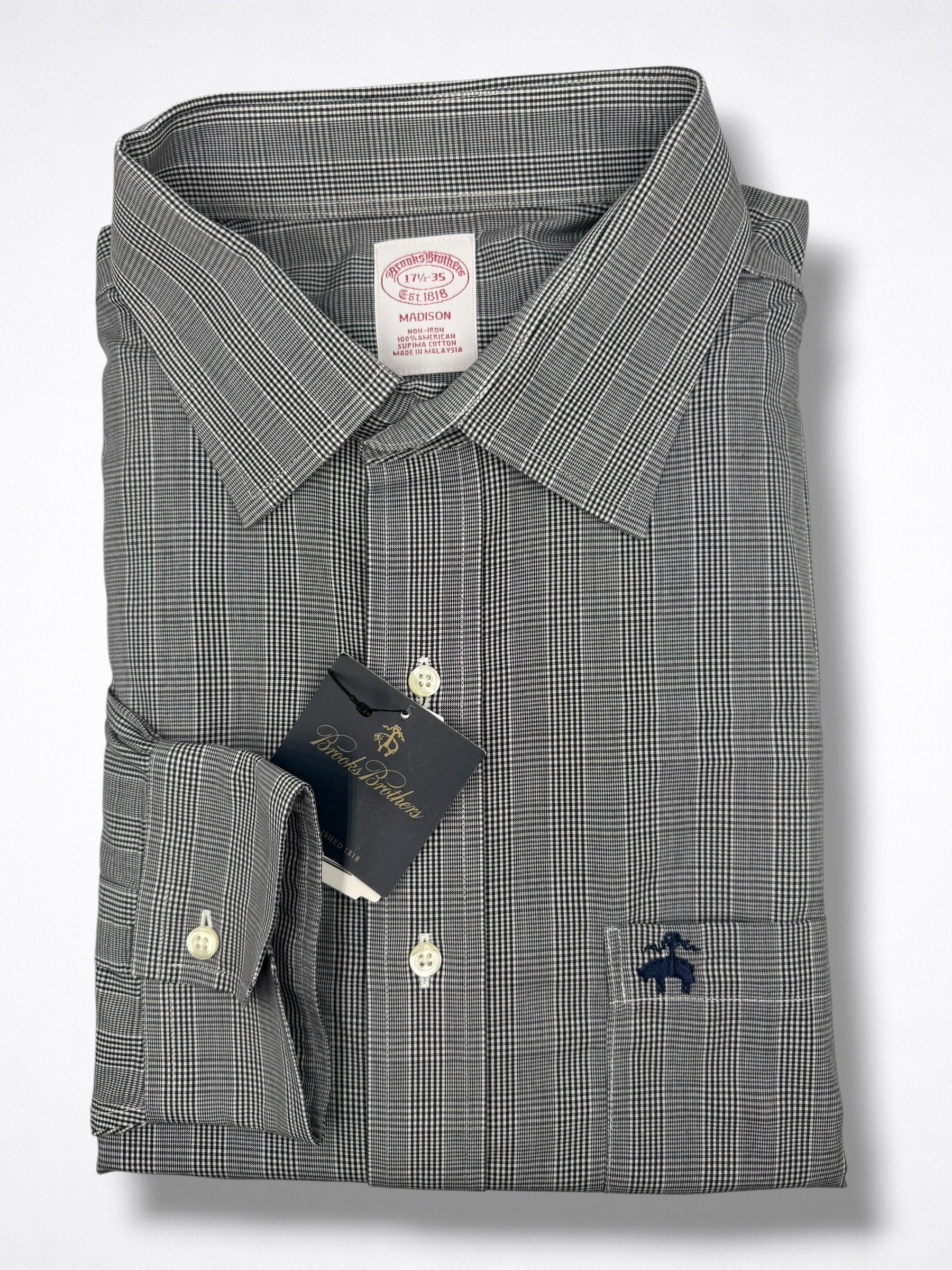 Camisa Brooks Brothers Classic Fit Manga Larga Talla XL